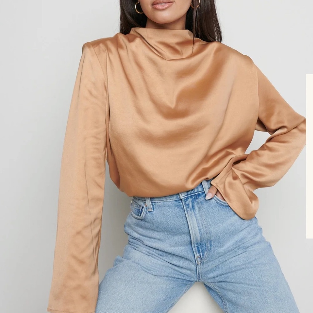 Pretty Lavish Cowl Neck Blouse